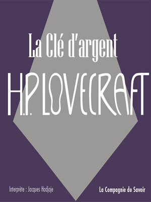 cover image of La clef d'argent